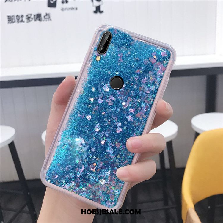 Huawei P20 Lite Hoesje Jeugd Trend Groen Drijfzand Hoes Goedkoop