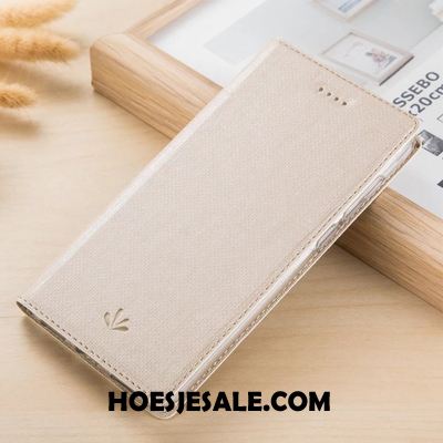 Huawei P20 Lite Hoesje Leren Etui Doek Anti-fall Patroon Kaart Kopen