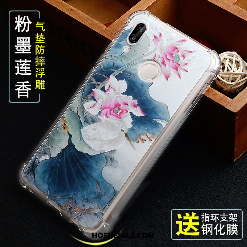 Huawei P20 Lite Hoesje Mobiele Telefoon Jeugd Reliëf Zacht Hoes Aanbiedingen
