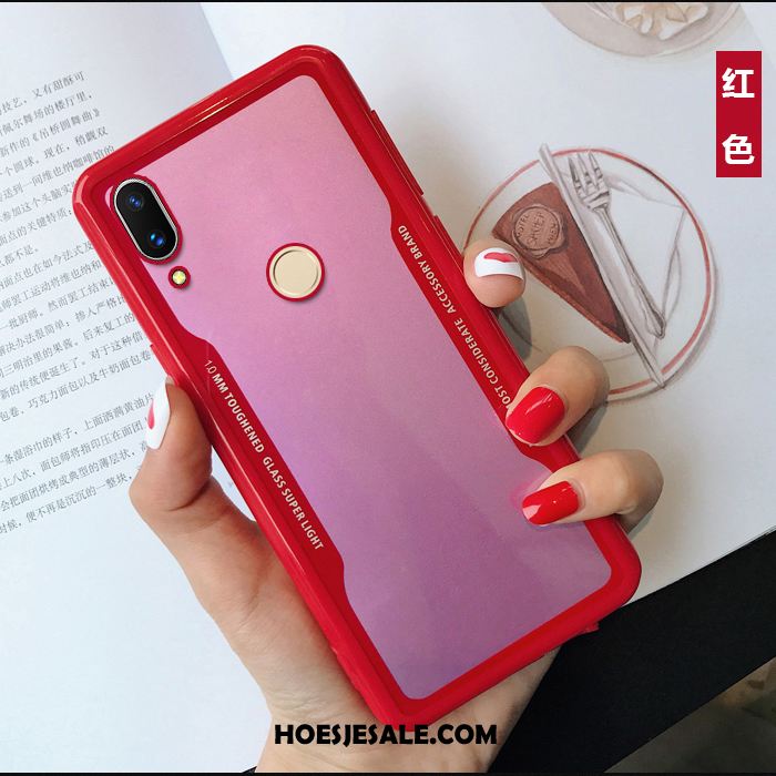 Huawei P20 Lite Hoesje Rood Hoes Doorzichtig Mobiele Telefoon Anti-fall Sale