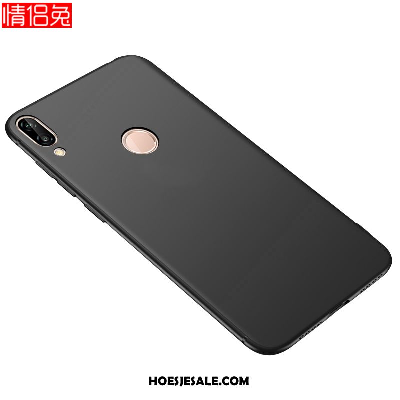 Huawei P20 Lite Hoesje Scheppend Siliconen Roze Effen Kleur Mobiele Telefoon Korting