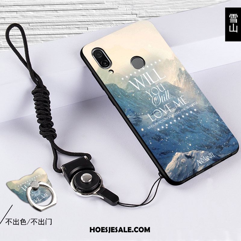 Huawei P20 Lite Hoesje Siliconen Anti-fall Mobiele Telefoon Geel Hoes Sale