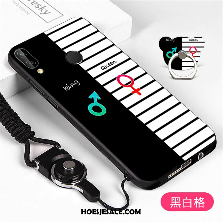 Huawei P20 Lite Hoesje Zwart Persoonlijk Mobiele Telefoon Anti-fall Hanger Kopen