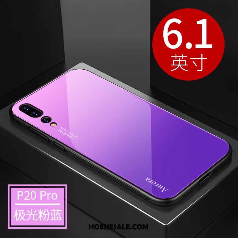 Huawei P20 Pro Hoesje All Inclusive Purper Nieuw Gehard Glas Mobiele Telefoon Online