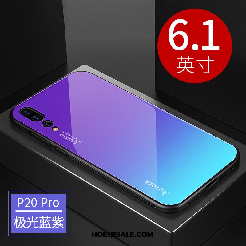 Huawei P20 Pro Hoesje All Inclusive Purper Nieuw Gehard Glas Mobiele Telefoon Online