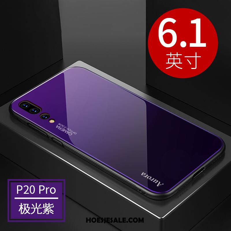 Huawei P20 Pro Hoesje All Inclusive Purper Nieuw Gehard Glas Mobiele Telefoon Online