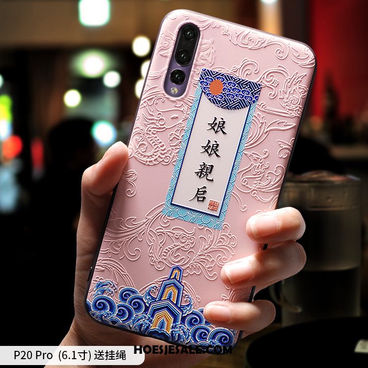 Huawei P20 Pro Hoesje Anti-fall Geel All Inclusive Trendy Merk Lovers Online