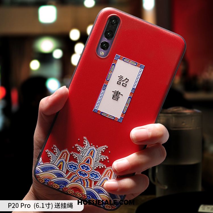 Huawei P20 Pro Hoesje Anti-fall Geel All Inclusive Trendy Merk Lovers Online