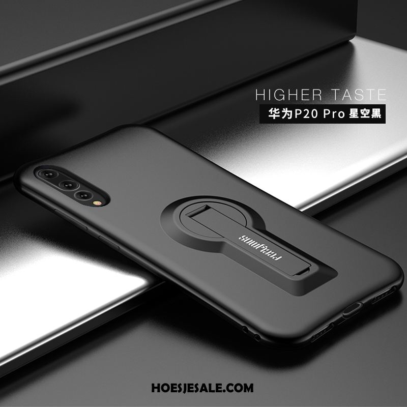 Huawei P20 Pro Hoesje Anti-fall Ondersteuning Mobiele Telefoon Siliconen Opknoping Nek Goedkoop