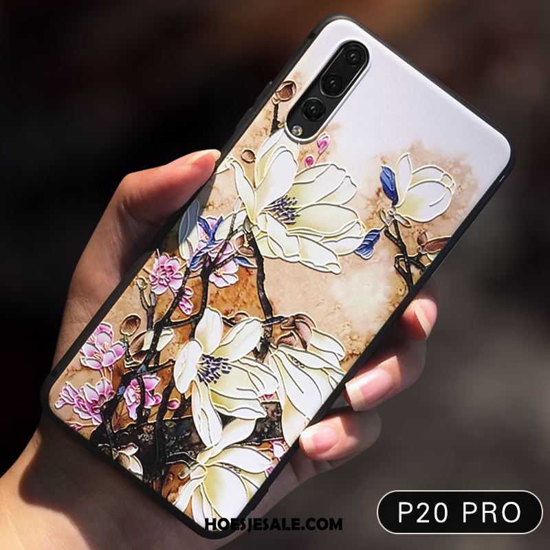 Huawei P20 Pro Hoesje Anti-fall Trend Mobiele Telefoon Persoonlijk Geel Online