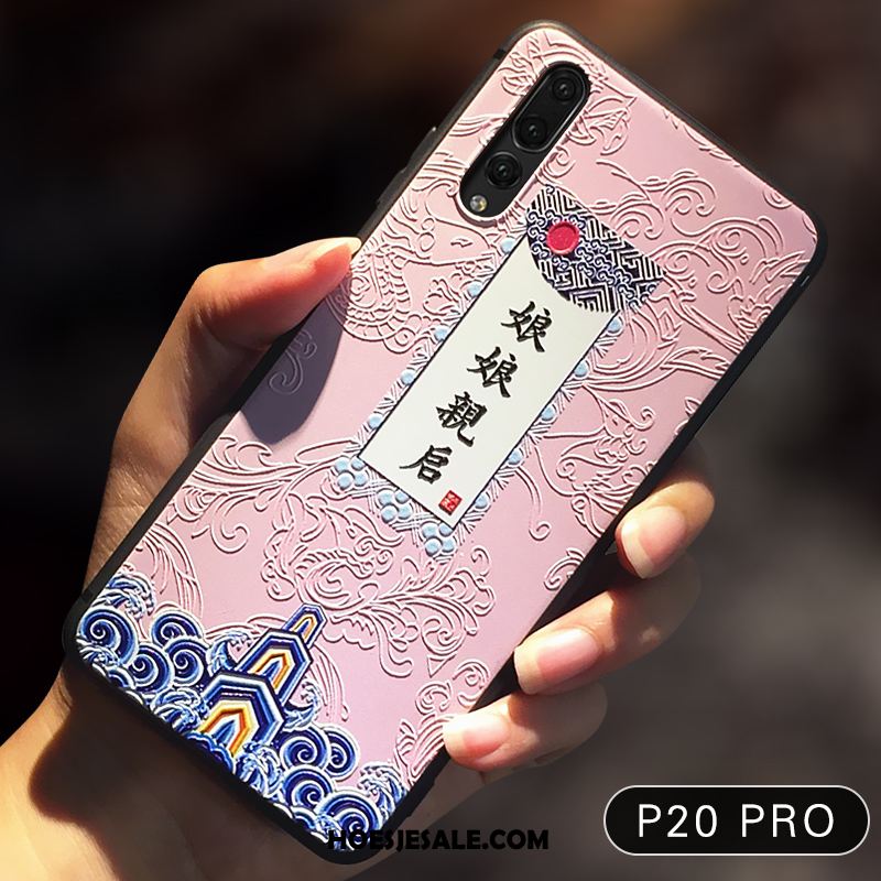 Huawei P20 Pro Hoesje Anti-fall Trend Mobiele Telefoon Persoonlijk Geel Online