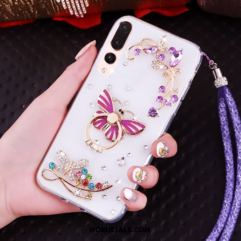 Huawei P20 Pro Hoesje Bescherming Hoes Anti-fall Met Strass Mobiele Telefoon Kopen