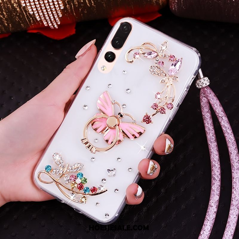 Huawei P20 Pro Hoesje Bescherming Hoes Anti-fall Met Strass Mobiele Telefoon Kopen