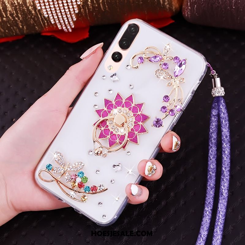 Huawei P20 Pro Hoesje Bescherming Hoes Anti-fall Met Strass Mobiele Telefoon Kopen