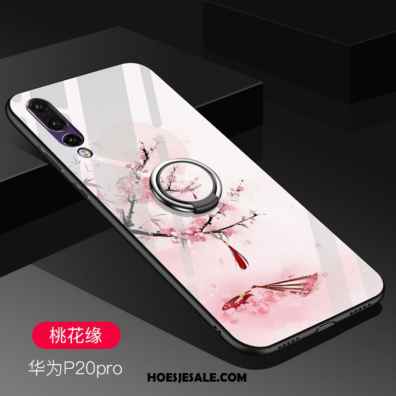 Huawei P20 Pro Hoesje Bescherming Ring Trend Trendy Merk Gehard Glas Kopen