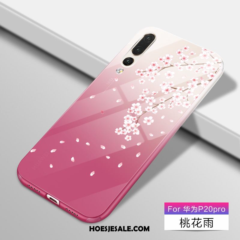 Huawei P20 Pro Hoesje Doorzichtig Geel All Inclusive Zacht Trend Goedkoop