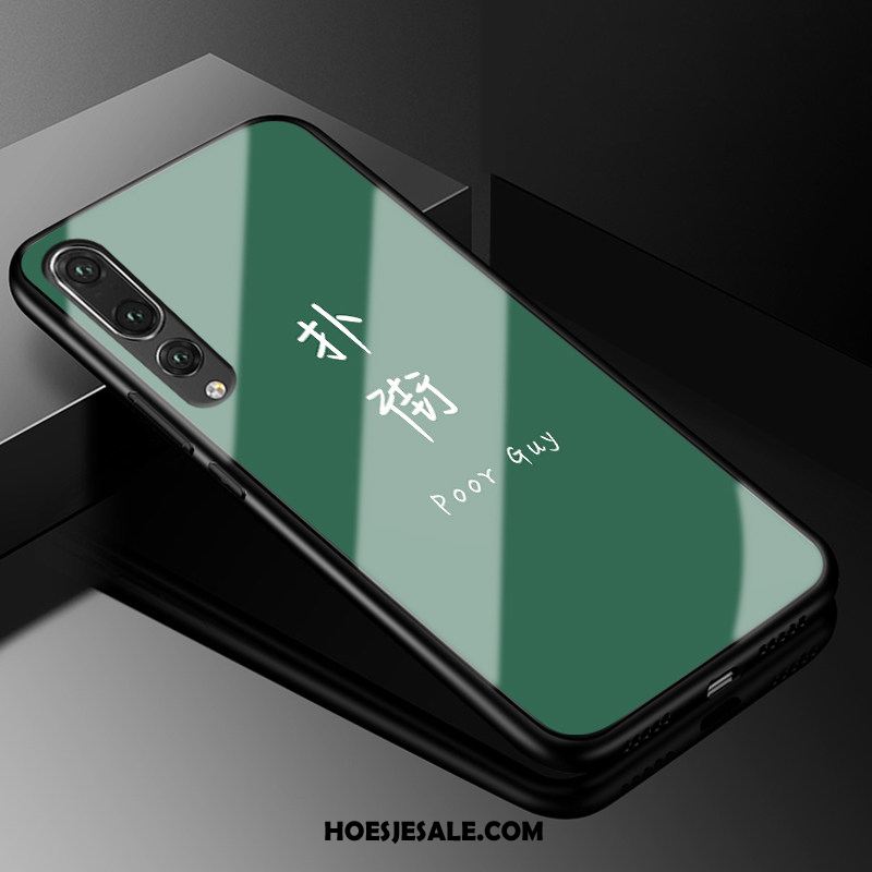 Huawei P20 Pro Hoesje Glas Groen Mobiele Telefoon Siliconen All Inclusive Sale