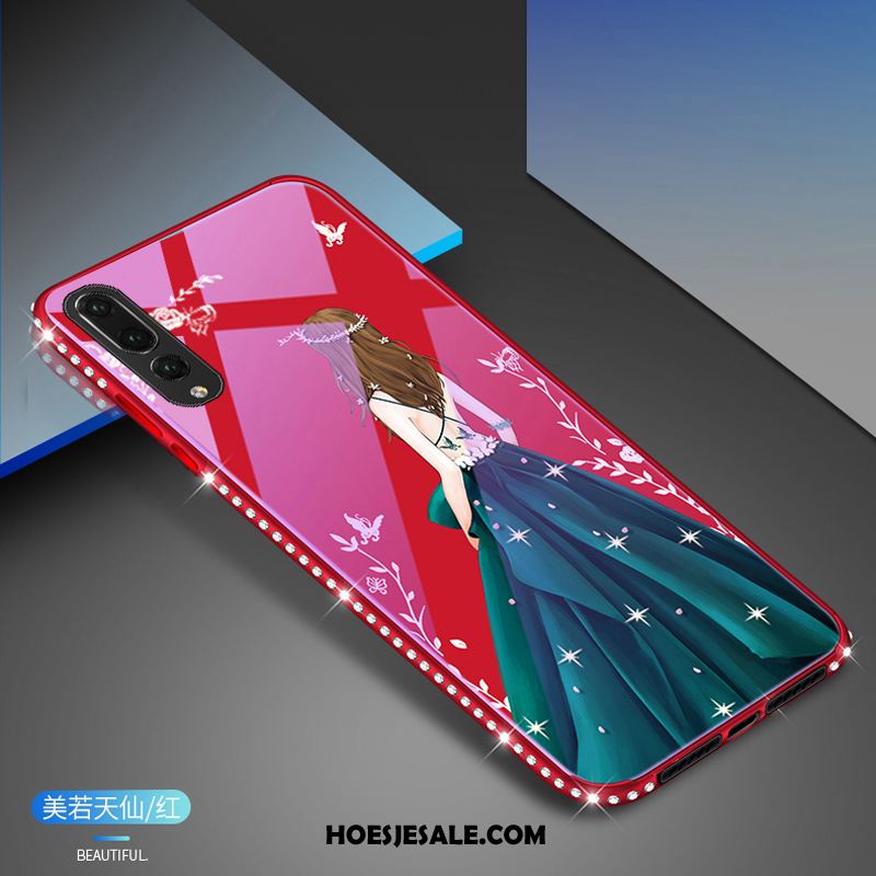 Huawei P20 Pro Hoesje Hoes Purper Blauw Glas Mobiele Telefoon Kopen