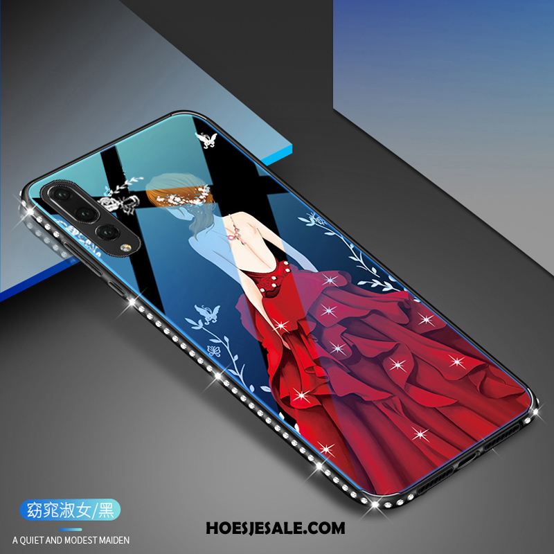 Huawei P20 Pro Hoesje Hoes Purper Blauw Glas Mobiele Telefoon Kopen