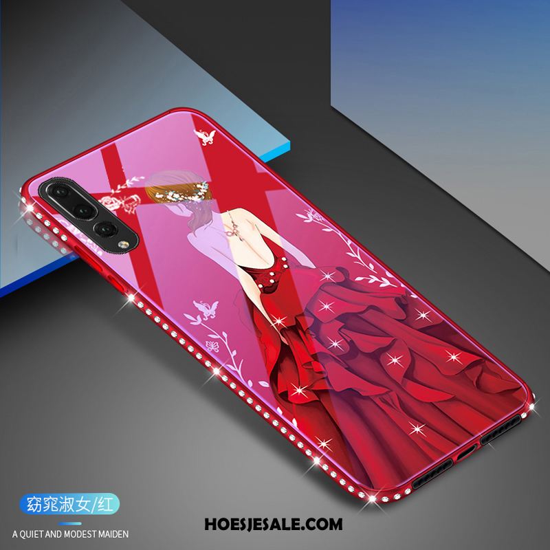 Huawei P20 Pro Hoesje Hoes Purper Blauw Glas Mobiele Telefoon Kopen