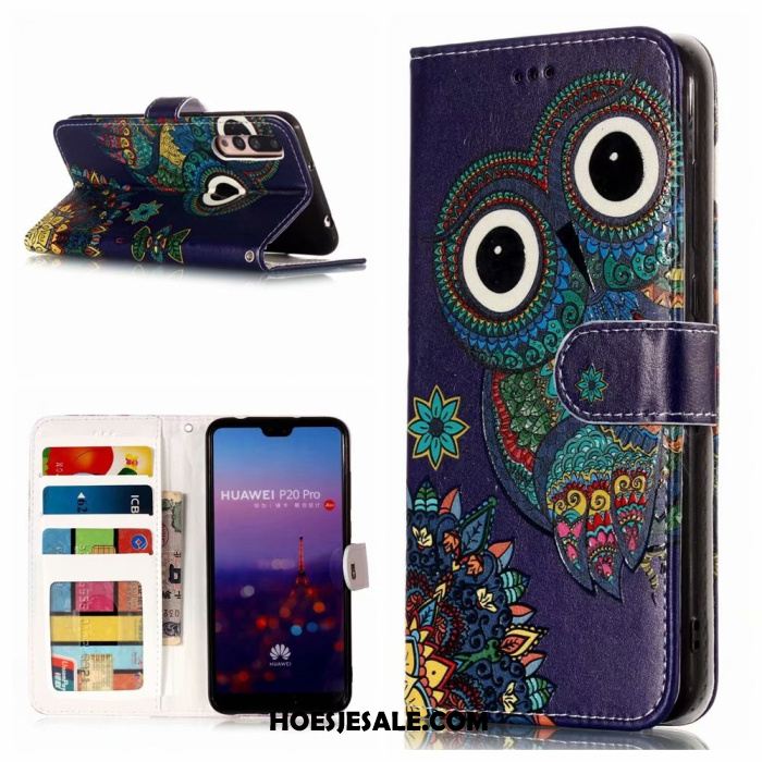 Huawei P20 Pro Hoesje Mobiele Telefoon Zacht Anti-fall Leren Etui Spotprent Sale