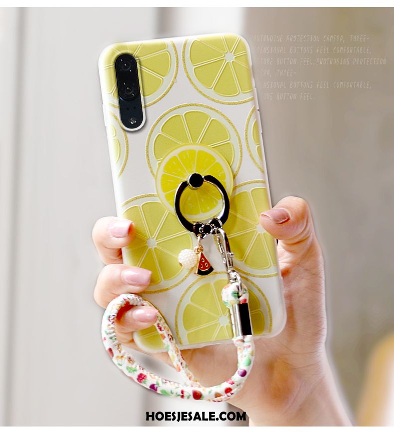 Huawei P20 Pro Hoesje Mobiele Telefoon Zacht Roze Schrobben Bescherming Kopen