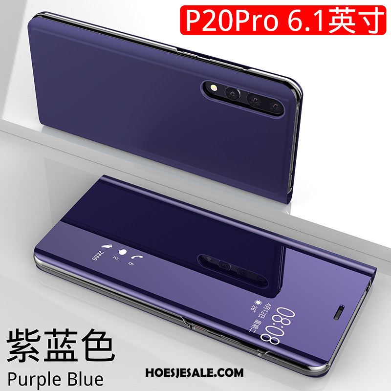Huawei P20 Pro Hoesje Persoonlijk Clamshell Hoes Leren Etui Bescherming Sale
