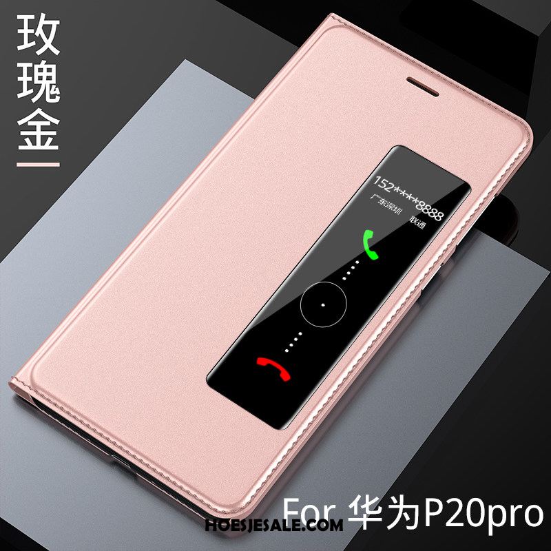 Huawei P20 Pro Hoesje Persoonlijk Scheppend All Inclusive Trend Leren Etui Goedkoop