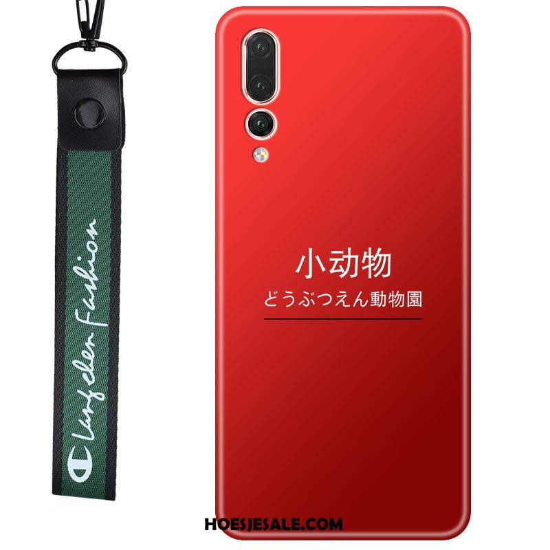 Huawei P20 Pro Hoesje Scheppend Zacht Mobiele Telefoon Rood All Inclusive Sale