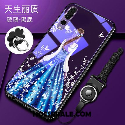 Huawei P20 Pro Hoesje Siliconen Rood All Inclusive Met Strass Hoes Korting