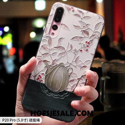 Huawei P20 Pro Hoesje Zacht Groen Siliconen Anti-fall Mobiele Telefoon Kopen