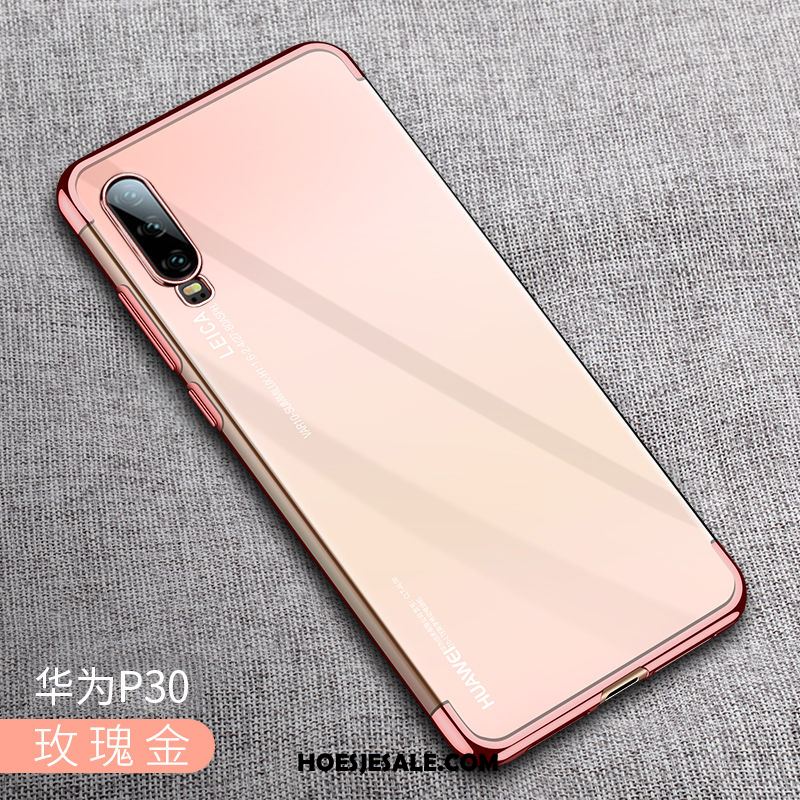 Huawei P30 Hoesje Dun Scheppend Lichte En Dun Rood Mobiele Telefoon Sale