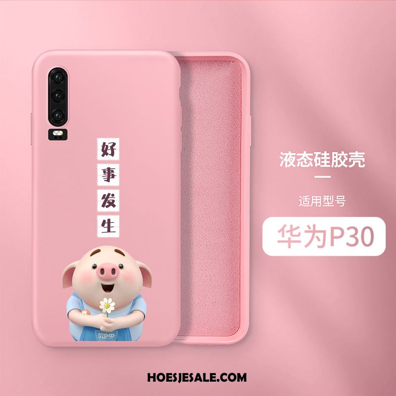 Huawei P30 Hoesje Dun Spotprent Mobiele Telefoon Zacht Hoes Winkel