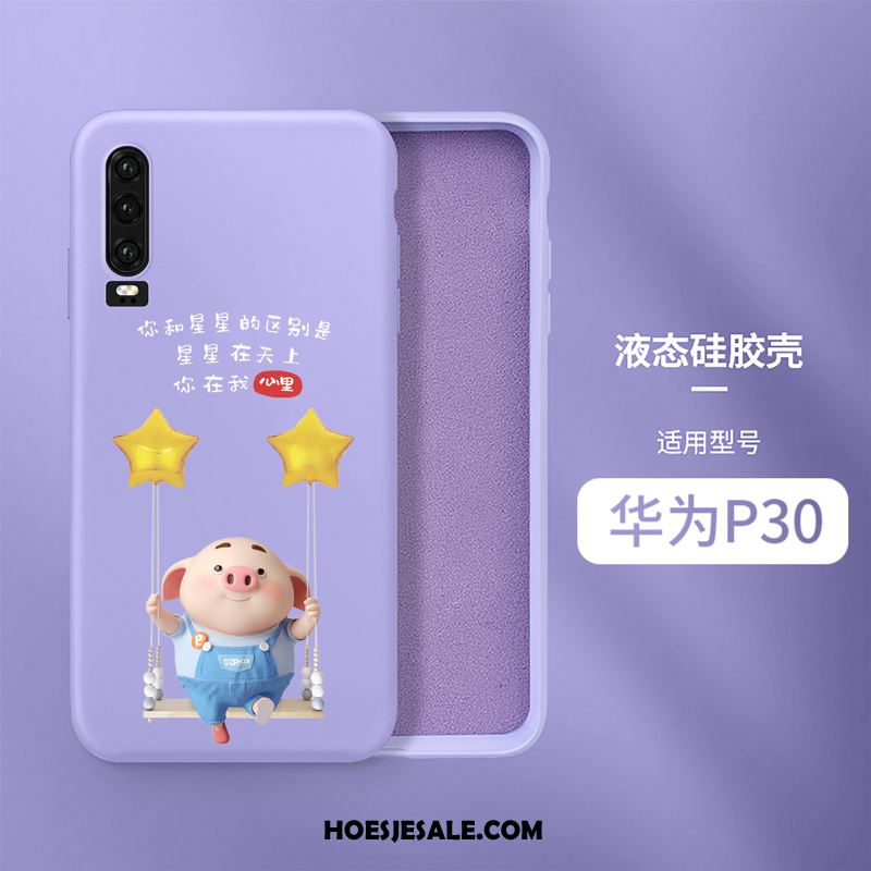 Huawei P30 Hoesje Dun Spotprent Mobiele Telefoon Zacht Hoes Winkel