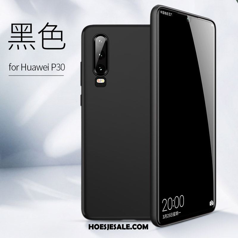 Huawei P30 Hoesje Dun Zacht Zwart Anti-fall All Inclusive Sale