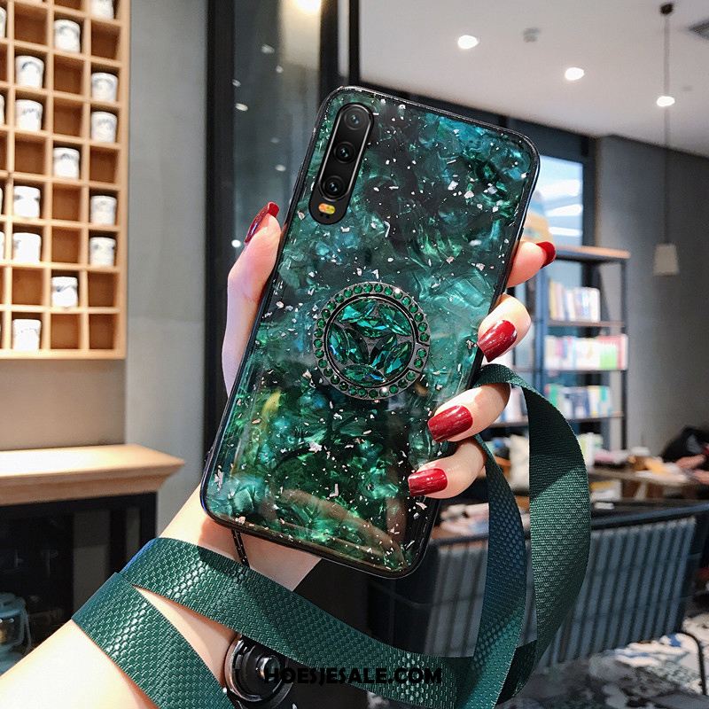 Huawei P30 Hoesje Eenvoudige Blauw Scheppend Luxe Zacht Kopen