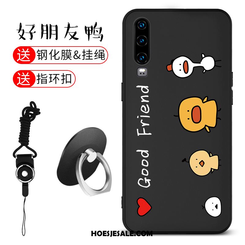 Huawei P30 Hoesje Hoes Mobiele Telefoon Siliconen Trendy Merk Mooie Goedkoop