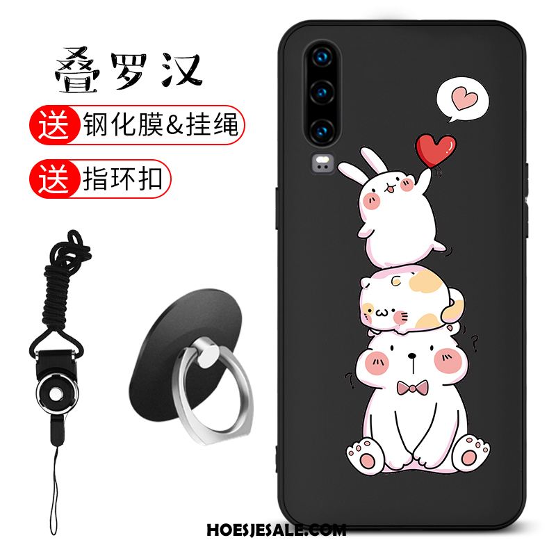 Huawei P30 Hoesje Hoes Mobiele Telefoon Siliconen Trendy Merk Mooie Goedkoop