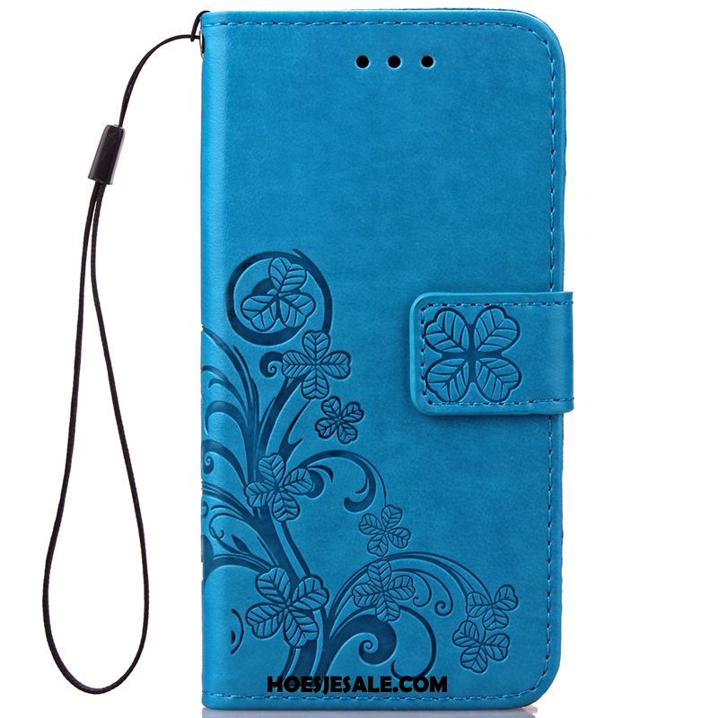 Huawei P30 Hoesje Leren Etui All Inclusive Hoes Mobiele Telefoon Blauw Sale