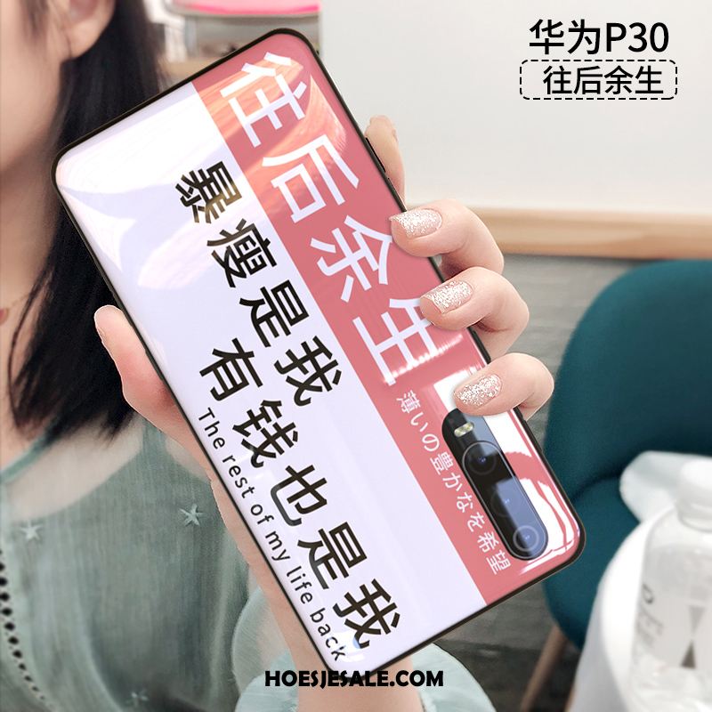 Huawei P30 Hoesje Mobiele Telefoon Scheppend Siliconen Anti-fall Mooie Goedkoop