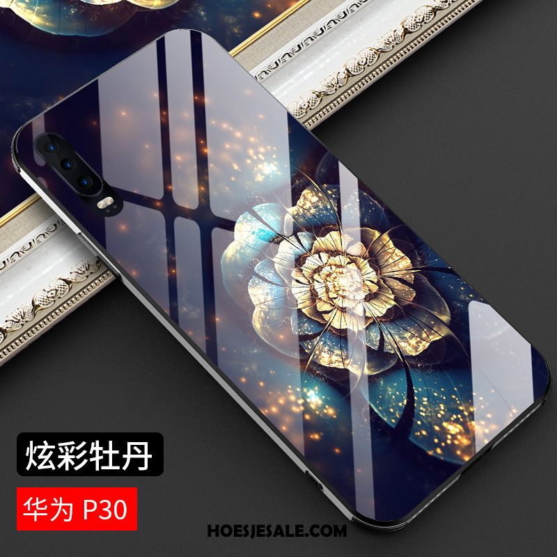 Huawei P30 Hoesje Persoonlijk All Inclusive Chinese Stijl Purper Nieuw Aanbiedingen