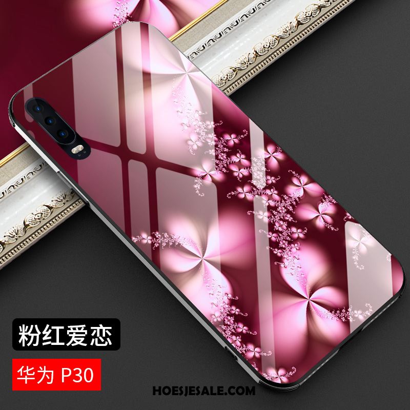 Huawei P30 Hoesje Persoonlijk All Inclusive Chinese Stijl Purper Nieuw Aanbiedingen