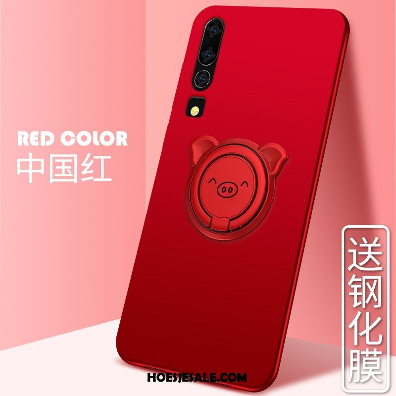 Huawei P30 Hoesje Persoonlijk Schrobben Roze Bescherming Trend Winkel