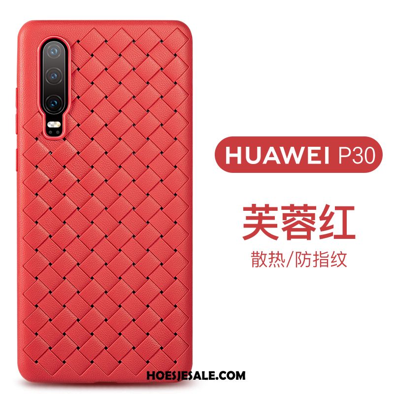 Huawei P30 Hoesje Weven Ademend All Inclusive Bescherming Mobiele Telefoon Kopen