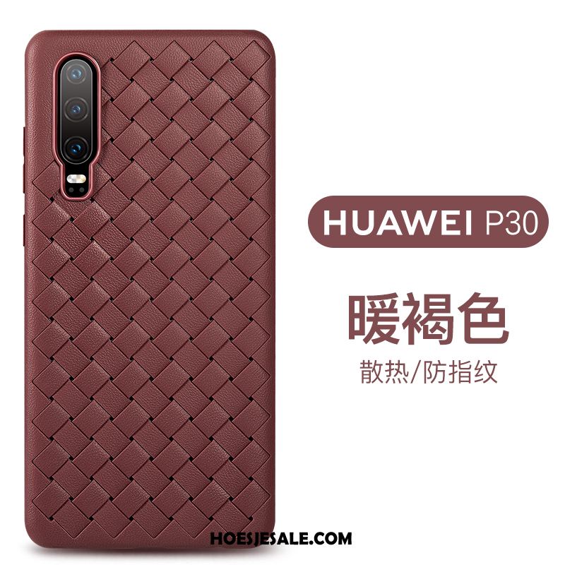 Huawei P30 Hoesje Weven Ademend All Inclusive Bescherming Mobiele Telefoon Kopen