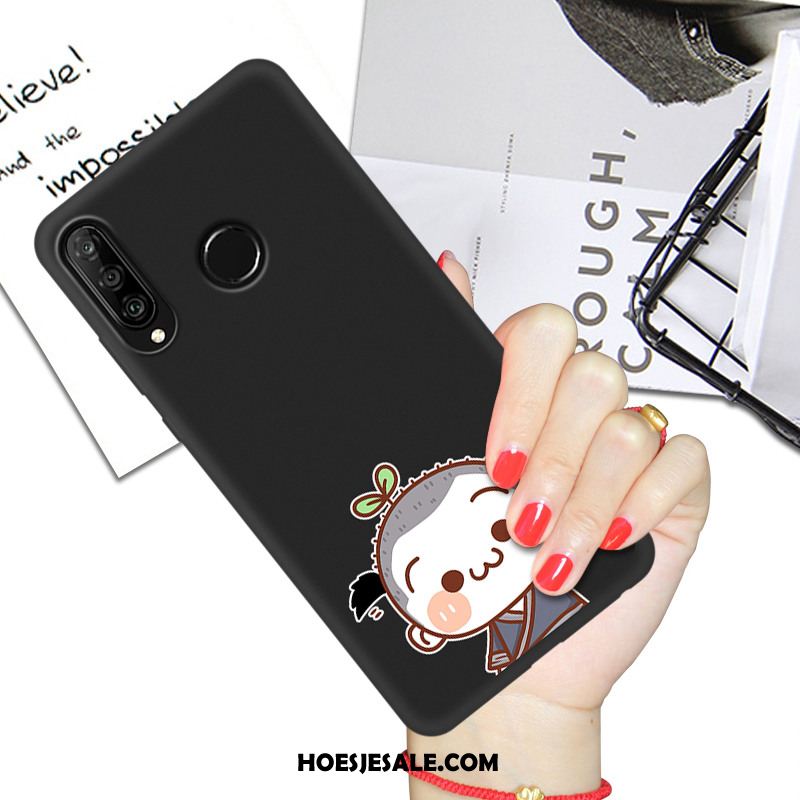 Huawei P30 Lite Hoesje All Inclusive Bescherming Anti-fall Net Red Siliconenhoesje Kopen