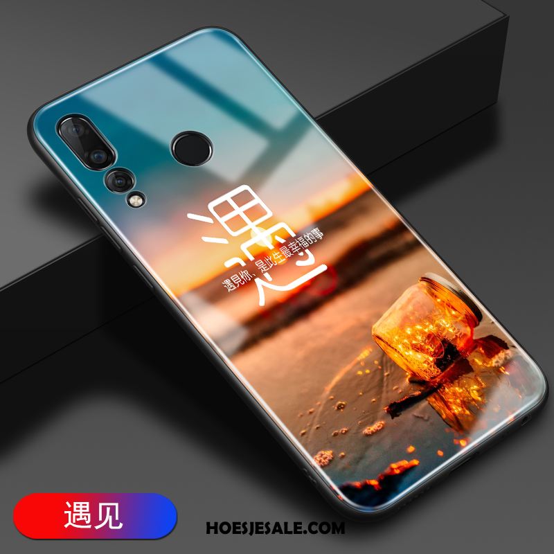 Huawei P30 Lite Hoesje All Inclusive Scheppend Glas Zacht Zwart Sale