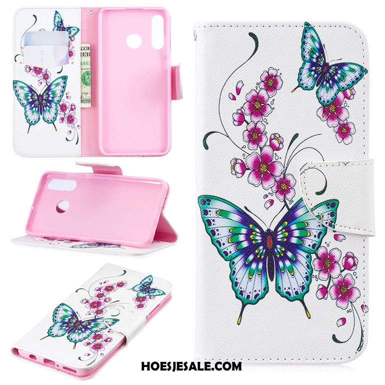 Huawei P30 Lite Hoesje Hoes Bescherming All Inclusive Wit Folio Goedkoop