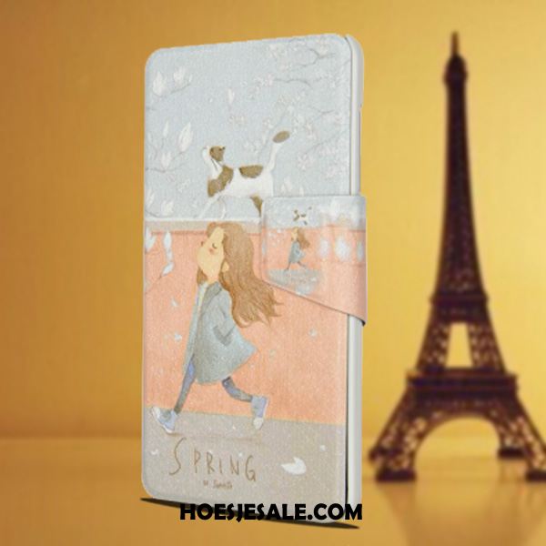 Huawei P30 Lite Hoesje Hoes Folio Mobiele Telefoon Blauw Leren Etui Online