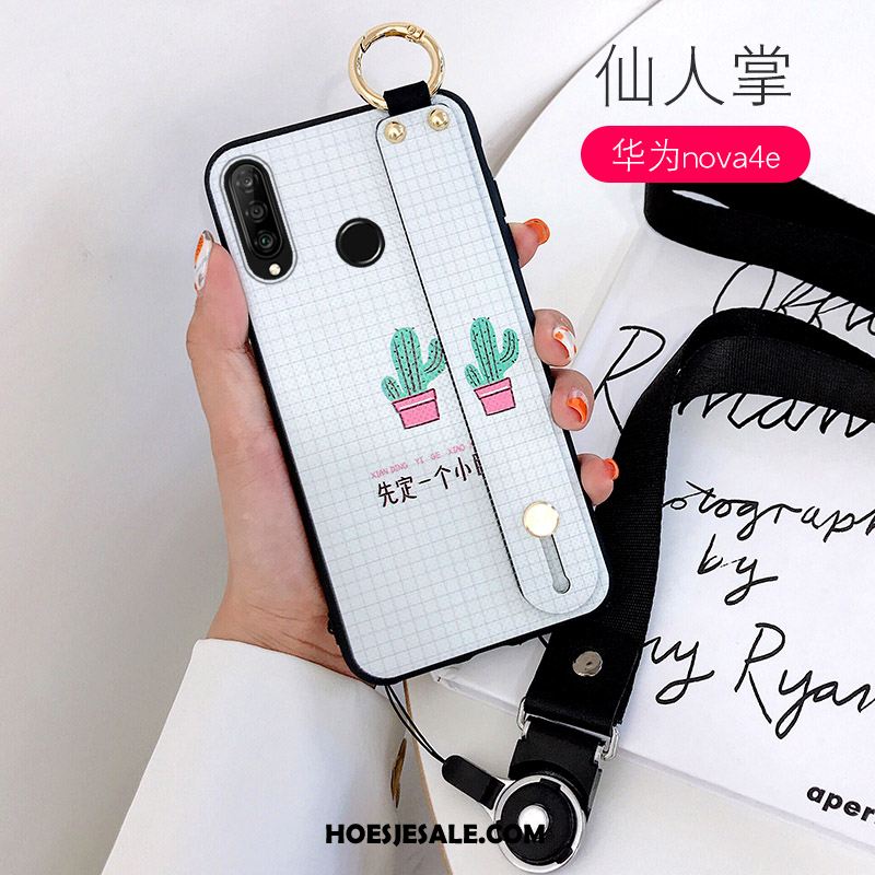 Huawei P30 Lite Hoesje Roze All Inclusive Mobiele Telefoon Siliconen Opknoping Nek Kopen